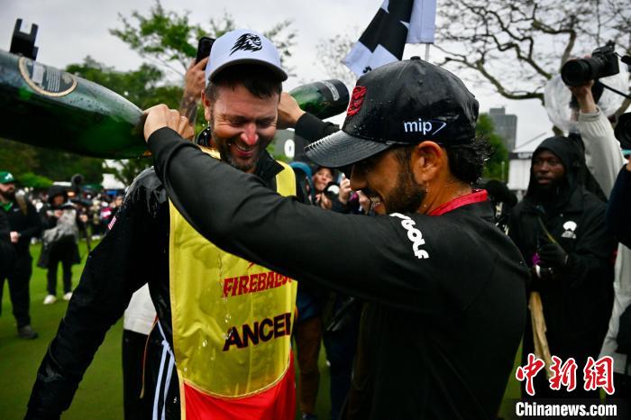 安瑟夺分站冠军，香港粉岭高尔夫球场举行的