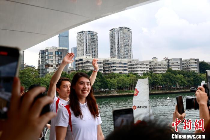 广西感受“冠军水”：奥运冠军激励民众乐享水