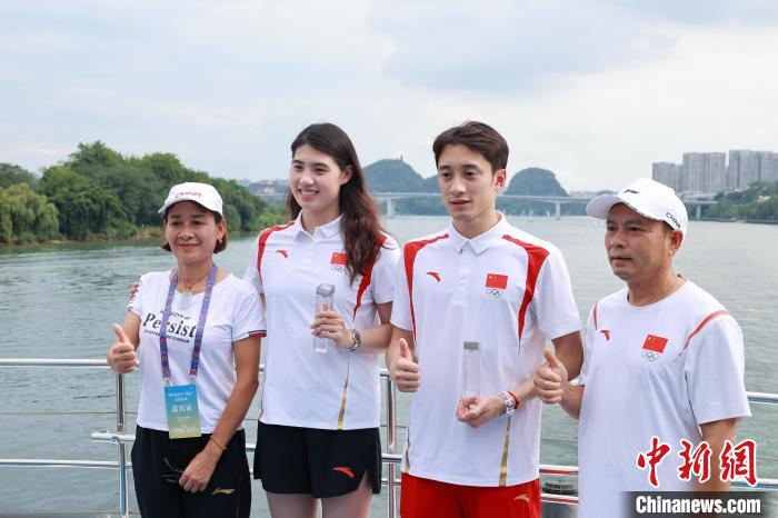 广西感受“冠军水”：奥运冠军激励民众乐享水